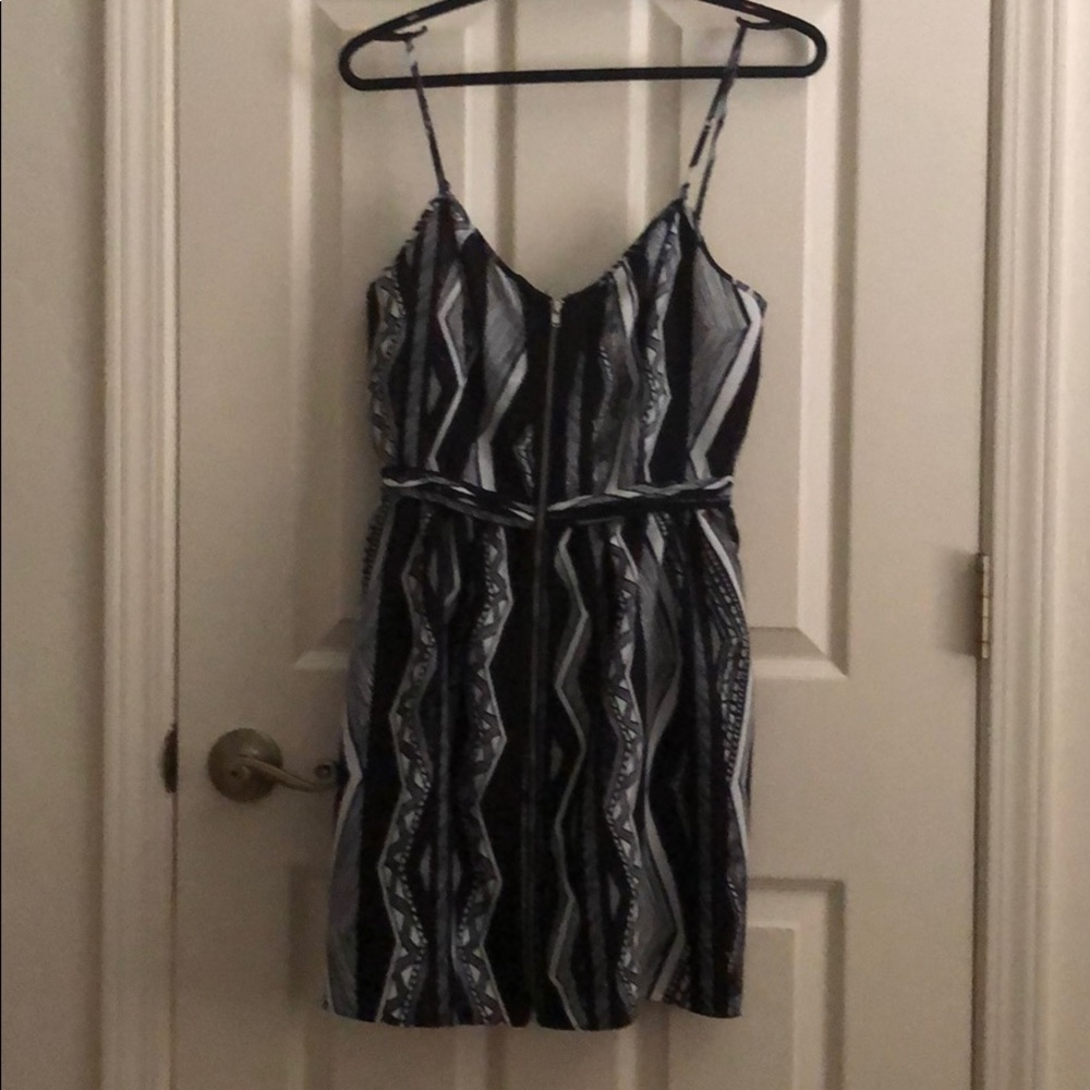 Black and white dress
